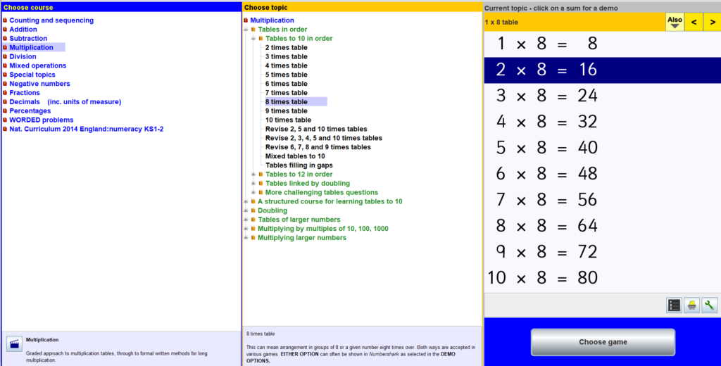 How Numbershark works - Numbershark - Wordshark & Numbershark
